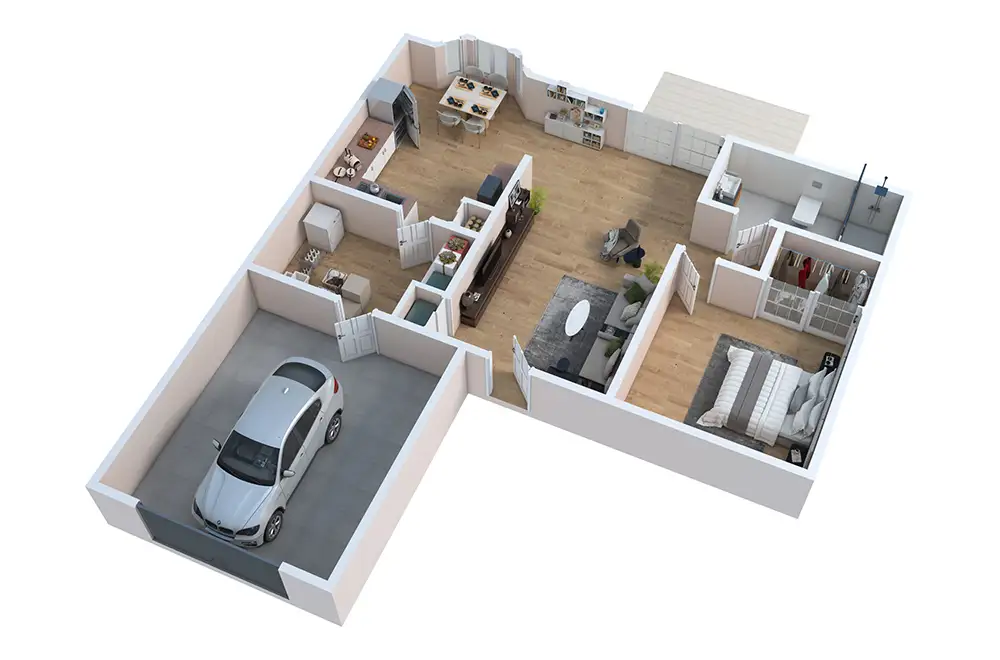 One Bedroom A One Bedroom A