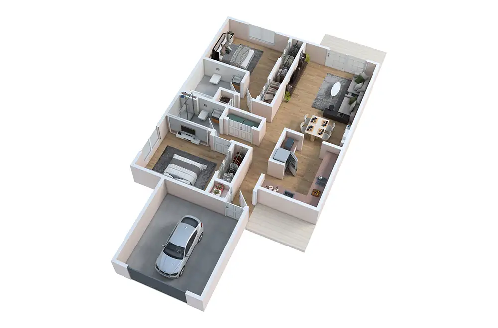 Two Bedroom A Two Bedroom A