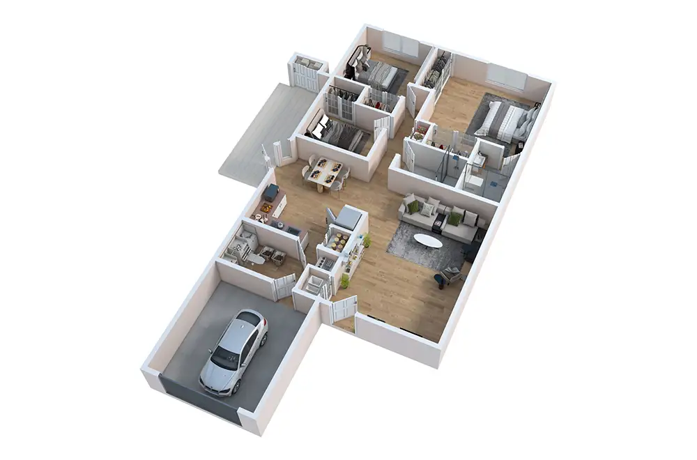 Three Bedroom D Three Bedroom D